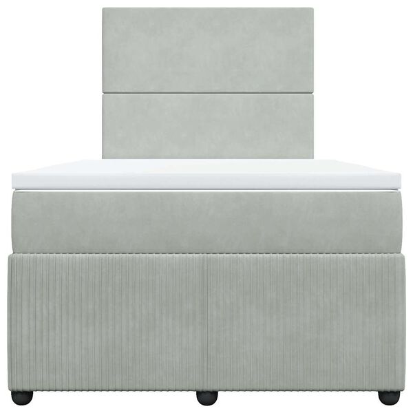 vidaXL &Kappa;&rho;&epsilon;&beta;ά&tau;&iota; Boxspring &mu;&epsilon; &Sigma;&tau;&rho;ώ&mu;&alpha; &Alpha;&nu;&omicron;&iota;&chi;&tau;ό &Gamma;&kappa;&rho;&iota; 120x200 &epsilon;&kappa;. &Beta;&epsilon;&lambda;&omicron;ύ&delta;&iota;&nu;&omicron;