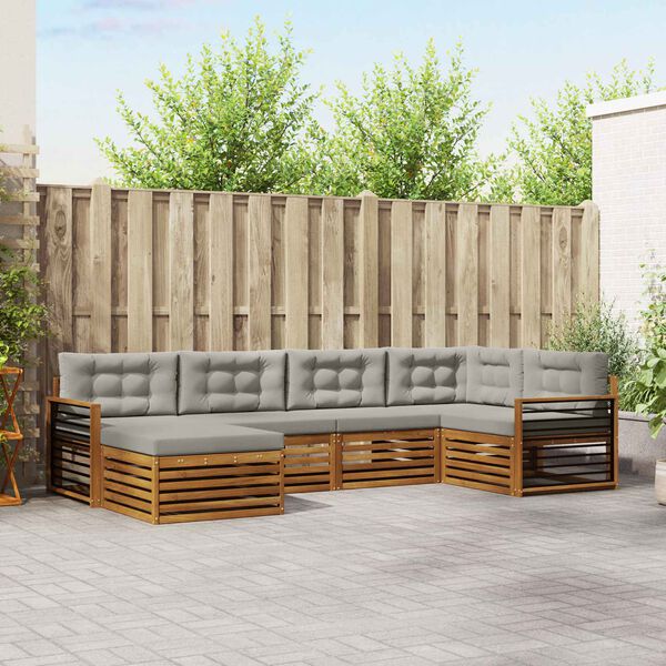 vidaXL &Sigma;&epsilon;&iota;&rho;ά &Kappa;&alpha;&nu;&alpha;&pi;έ &Epsilon;&xi;&omega;&tau;&epsilon;&rho;&iota;&kappa;&omicron;ύ 6 pcs &Phi;&upsilon;&sigma;&iota;&kappa;ό &kappa;&alpha;&iota; &Alpha;&nu;&omicron;&iota;&chi;&tau;ό &Gamma;&kappa;&rho;&iota;