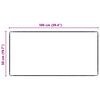 vidaXL &Delta;&epsilon;&rho;&mu;ά&tau;&iota;&nu;&omicron; &Chi;&alpha;&lambda;ί &Mu;&alpha;ύ&rho;&omicron; 50 x 100 cm 100% &Pi;&omicron;&lambda;&upsilon;&pi;&rho;&omicron;&pi;&upsilon;&lambda;έ&nu;&iota;&omicron; &Tau;&omicron;ύ&phi;&tau;&alpha;