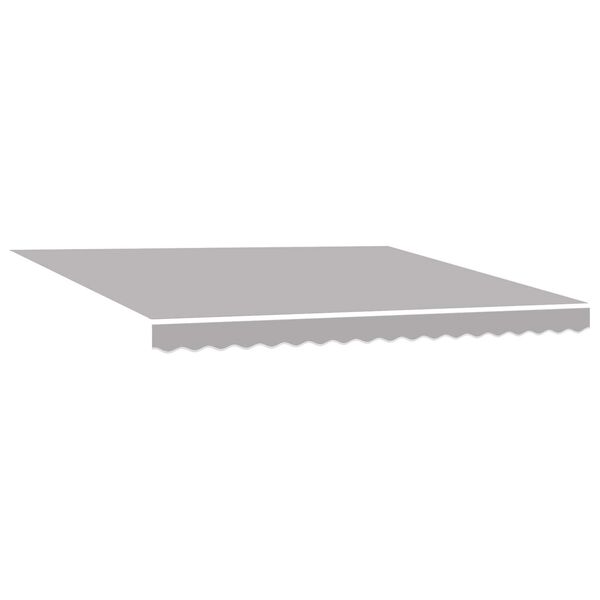 vidaXL Fabric Αντικατάστασης Tέντας για Κορμό 4x3.5 μ Ανοιχτό γκρι
