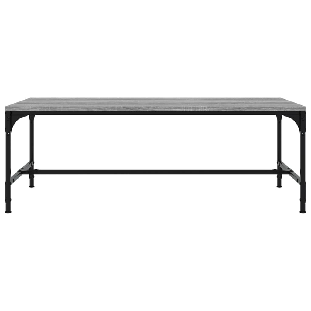 vidaXL Τραπεζάκι Σαλονιού Γκρι Sonoma 100x50x35 εκ. Επεξεργασμένο Ξύλο