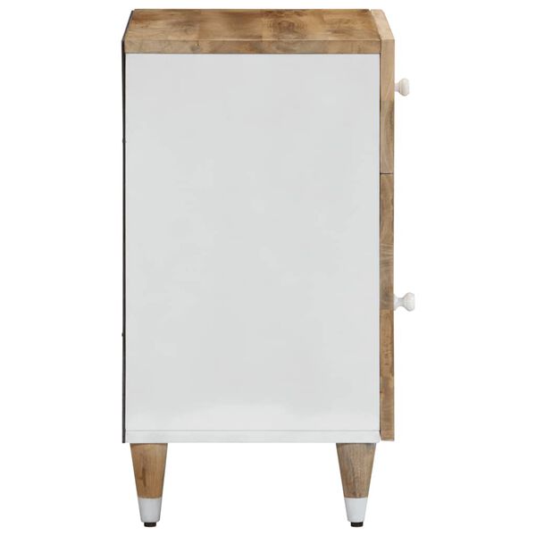 vidaXL Κομοδίνο 50 x 33 x 60 εκ. από Μασίφ Ξύλο Μάνγκο