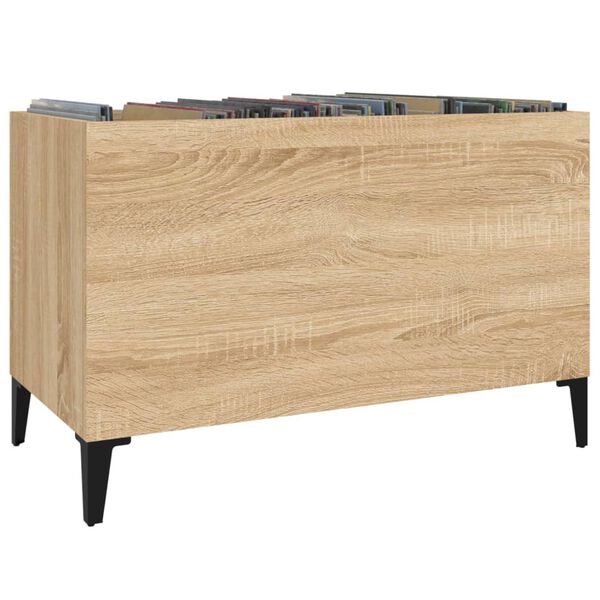 vidaXL Δισκοθήκη Sonoma Δρυς 74,5 x 38 x 48 εκ. από Επεξεργασμένο Ξύλο