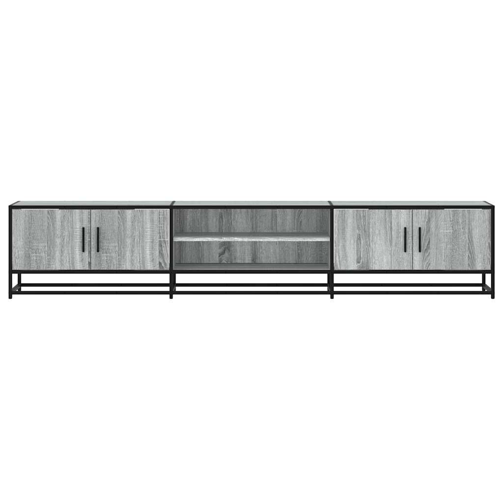 vidaXL Έπιπλο Τηλεόρασης Γκρι Sonoma 210x35x41 εκ. από Επεξεργ. Ξύλο