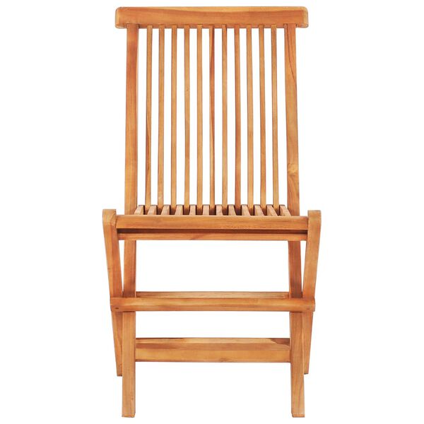 vidaXL Σετ Επίπλων Mπιστρό 3 τεμ. Μασίφ Ξύλο Teak με Taupe Μαξιλάρια
