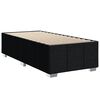 vidaXL Κρεβάτι Boxspring με Στρώμα Μαύρο 100 x 200 εκ. Υφασμάτινο