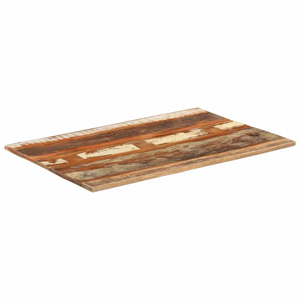 vidaXL Επιφάνεια Τραπεζιού Ορθ. 60x90 εκ 15-16 χιλ Μασίφ Ανακ. Ξύλο