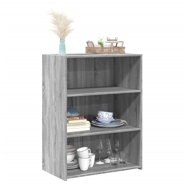 vidaXL Ντουλάπι Γκρι Sonoma 70x41x93 εκ. από Επεξεργασμένο Ξύλο