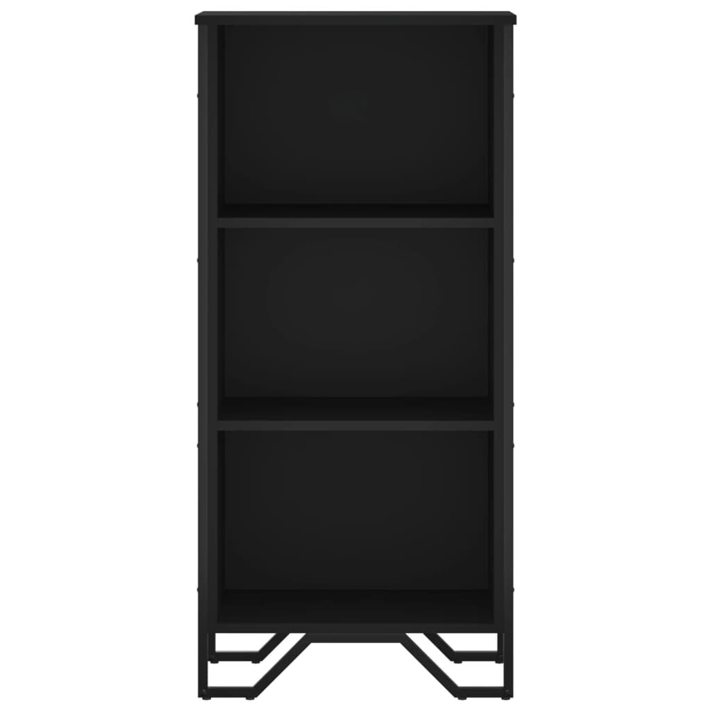 vidaXL Βιβλιοθήκη Μαύρη 50x31x106 εκ. από Επεξεργασμένο Ξύλο