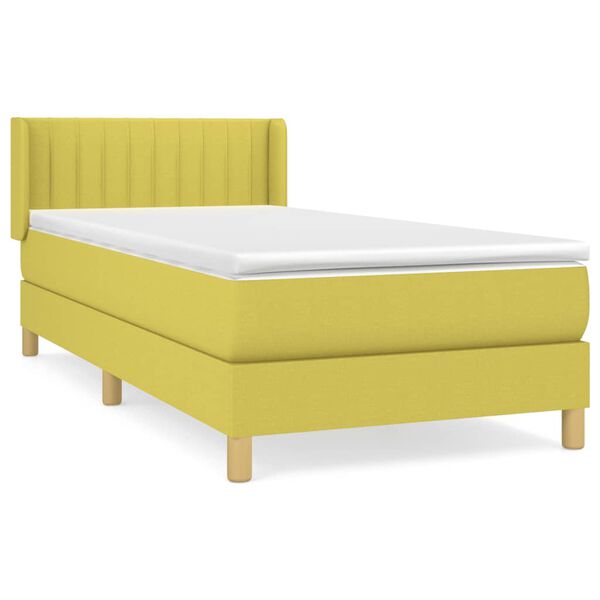 vidaXL &Kappa;&rho;&epsilon;&beta;ά&tau;&iota; Boxspring &mu;&epsilon; &Sigma;&tau;&rho;ώ&mu;&alpha; &Pi;&rho;ά&sigma;&iota;&nu;&omicron; 90x200 &epsilon;&kappa;. &Upsilon;&phi;&alpha;&sigma;&mu;ά&tau;&iota;&nu;&omicron;