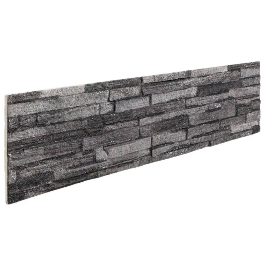 vidaXL Πάνελ Τοίχου 3D 14 τεμ. Ανθρακί 100 x 25 EPS