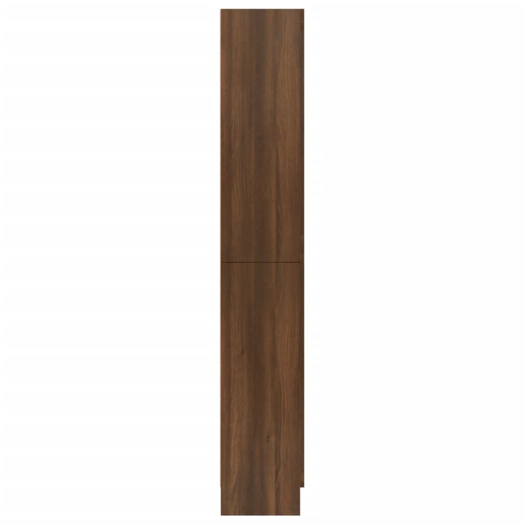 vidaXL Βιτρίνα Καφέ Δρυς 82,5x30,5x185,5 εκ. από Επεξεργασμένο Ξύλο