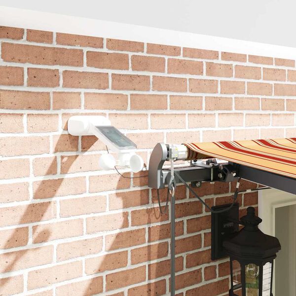 vidaXL Ύφασμα Ομπρέλας Κίτρινο και Πορτοκαλί 600 x 300 εκ Πολυεστέρας