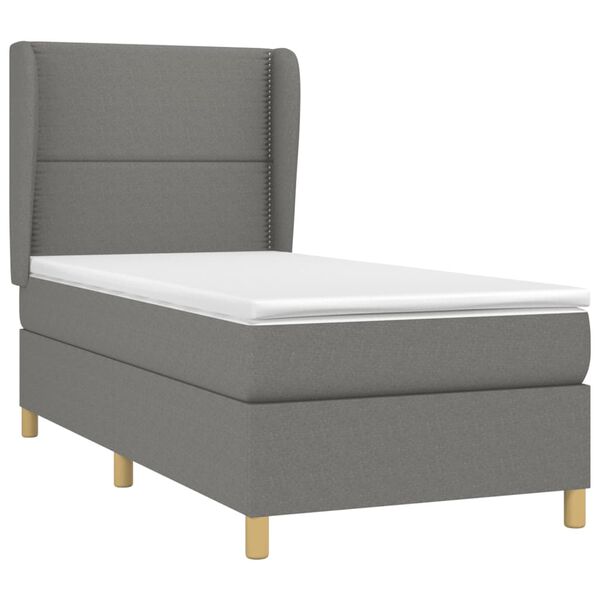 vidaXL &Kappa;&rho;&epsilon;&beta;ά&tau;&iota; Boxspring &mu;&epsilon; &Sigma;&tau;&rho;ώ&mu;&alpha; &Sigma;&kappa;&omicron;ύ&rho;&omicron; &Gamma;&kappa;&rho;&iota; 100x200 &epsilon;&kappa;. &Upsilon;&phi;&alpha;&sigma;&mu;ά&tau;&iota;&nu;&omicron;