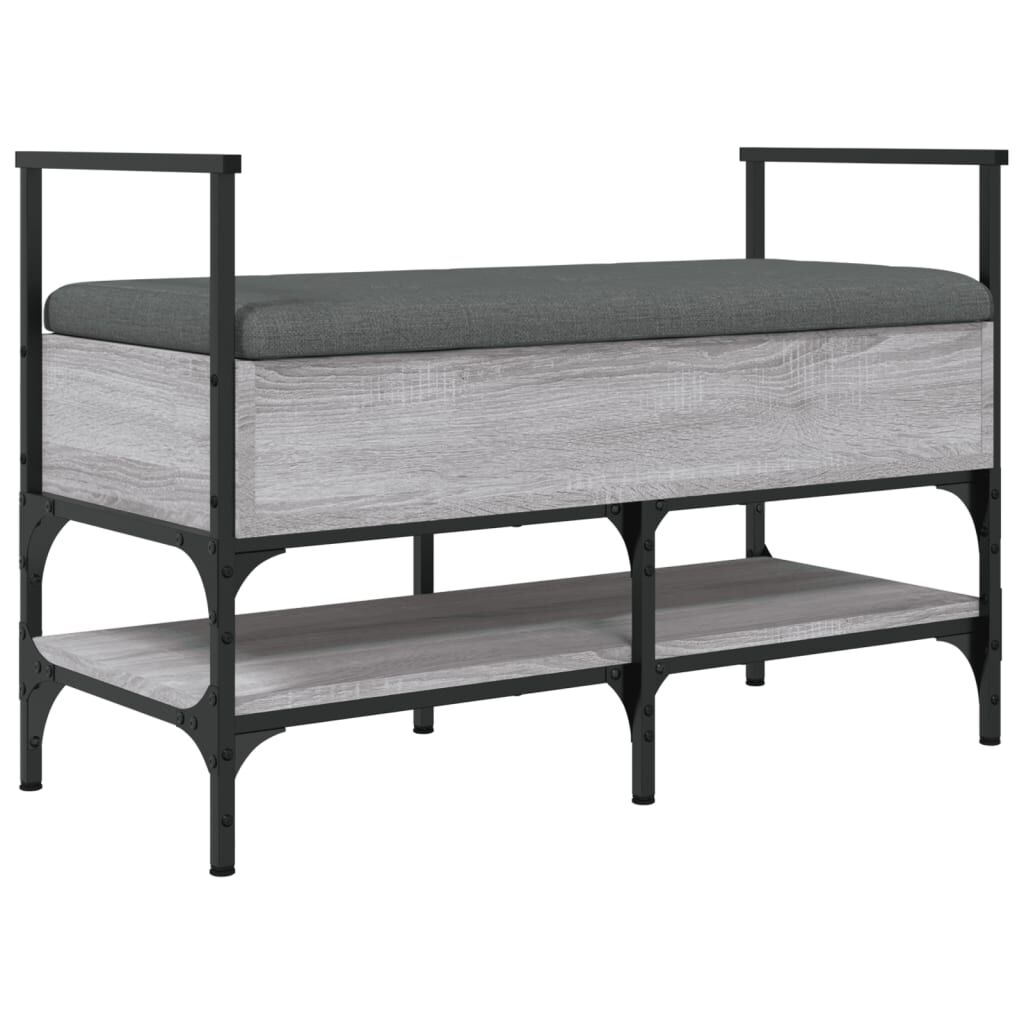 vidaXL Παπουτσοθήκη Γκρι Sonoma 85,5x42x57,5εκ. από Επεξεργασμένο Ξύλο