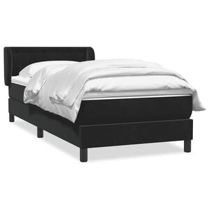 vidaXL &Kappa;&rho;&epsilon;&beta;ά&tau;&iota; Boxspring &mu;&epsilon; &Sigma;&tau;&rho;ώ&mu;&alpha; &Mu;&alpha;ύ&rho;&omicron; 80x220 &epsilon;&kappa;. &Beta;&epsilon;&lambda;&omicron;ύ&delta;&iota;&nu;&omicron;