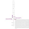 vidaXL Κρεβάτι Boxspring με Στρώμα Μπλε 120x200 εκ. Βελούδινο