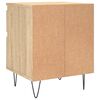 vidaXL Κομοδίνο Sonoma Δρυς 40 x 35 x 50 εκ. από Επεξεργ. Ξύλο