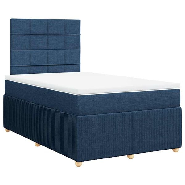vidaXL &Kappa;&rho;&epsilon;&beta;ά&tau;&iota; Boxspring &mu;&epsilon; &Sigma;&tau;&rho;ώ&mu;&alpha; &Mu;&pi;&lambda;&epsilon; 120x200 &epsilon;&kappa;. &Upsilon;&phi;&alpha;&sigma;&mu;ά&tau;&iota;&nu;&omicron;