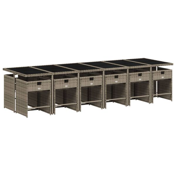 vidaXL &Tau;&rho;&alpha;&pi;&epsilon;&zeta;&alpha;&rho;ί&alpha; &Kappa;ή&pi;&omicron;&upsilon; 13 &Tau;&epsilon;&mu;&alpha;&chi;ί&omega;&nu; &Gamma;&kappa;&rho;&iota; &Sigma;&upsilon;&nu;&theta;&epsilon;&tau;&iota;&kappa;ό &Rho;&alpha;&tau;ά&nu; &mu;&epsilon; &Mu;&alpha;&xi;&iota;&lambda;ά&rho;&iota;&alpha;