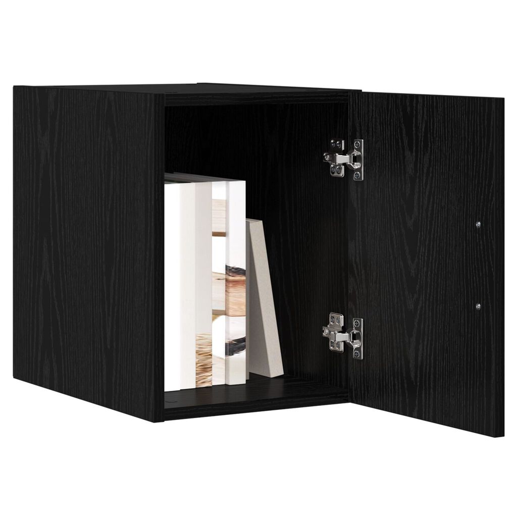vidaXL Ντουλάπι Τοίχου Μαύρης Δρυός 30x42.5x40 εκ Επεξεργασμένο Ξύλο