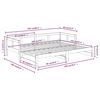 vidaXL Καναπές Κρεβάτι Συρόμενος Μαύρος 2x(80x200) εκ. από Μασίφ Πεύκο