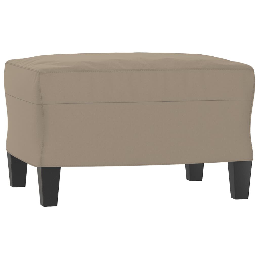 vidaXL Καναπές Τριθέσιος Taupe 180 εκ. από Μικροΐνες με Υποπόδιο