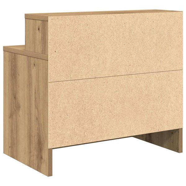 vidaXL Κομοδίνο με συρτάρι Αρτισιανή Δρυς 51x31x47 εκ.