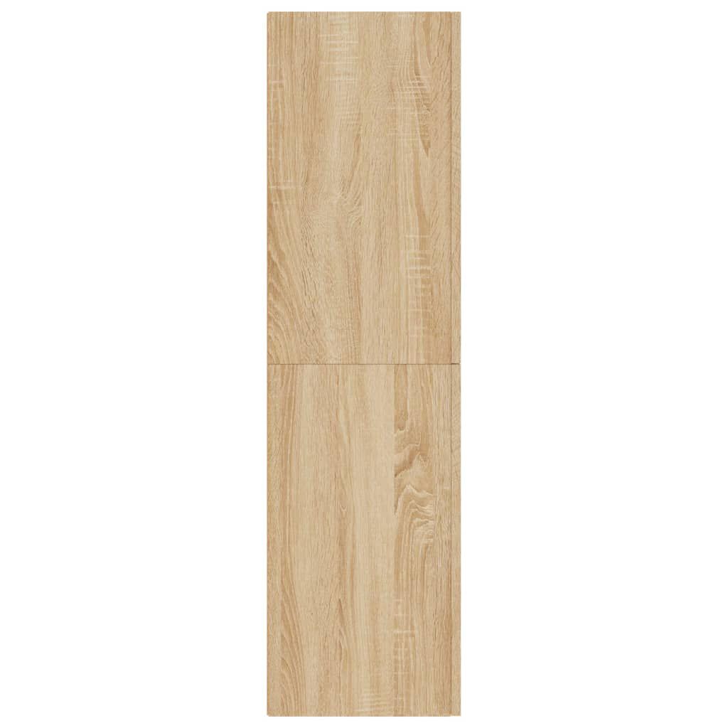 vidaXL Έπιπλο Τηλεόρασης 2 τεμ. Sonoma Δρυς 30,5x30x110εκ. Επεξ. Ξύλο
