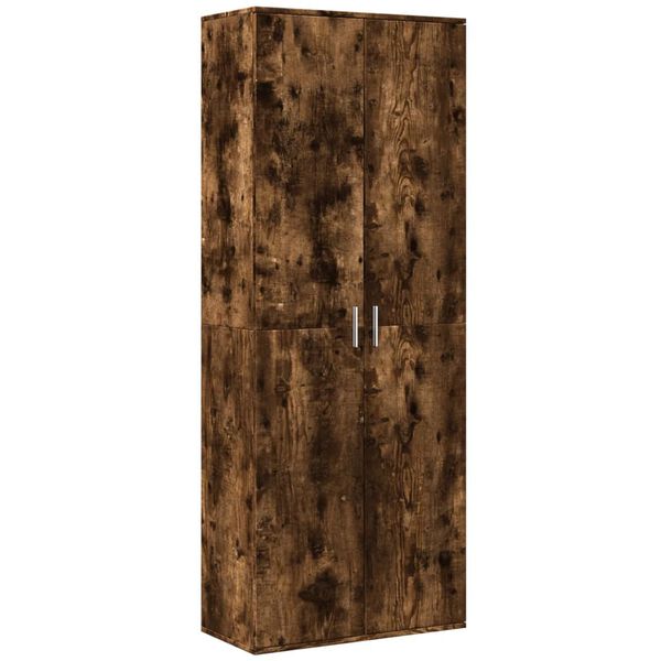vidaXL Ντουλάπα Καπνιστή Δρυς 70x35x180 εκ. από Επεξεργασμένο Ξύλο