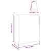 vidaXL Κάλυμμα επίπλων εξωτερικού χώρου 165 x 70 x 185 εκ