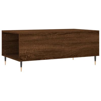 vidaXL Τραπεζάκι Σαλονιού Καφέ Δρυς 90x50x36,5 εκ. Επεξεργασμ. Ξύλο