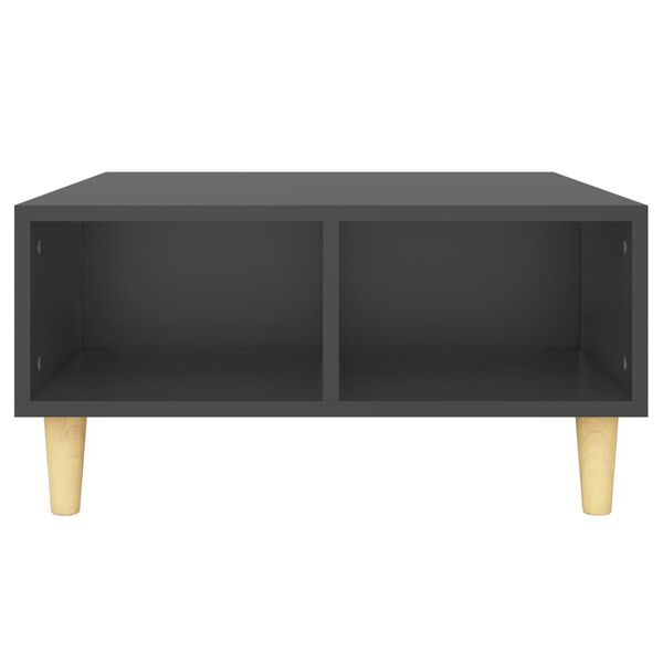 vidaXL Τραπεζάκι Σαλονιού Γκρι 60 x 60 x 30 εκ. από Μοριοσανίδα