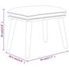 vidaXL Υποπόδιο Μπλε 45 x 29,5 x 35 εκ. Υφασμάτινο