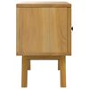 vidaXL Έπιπλο Τηλεόρασης 110 x 30 x 50 εκ. από Μασίφ Ξύλο Teak