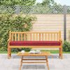 vidaXL Μαξιλάρι παλέτας Μπορντό 180 x 40 x 8 εκ. Ύφασμα Oxford