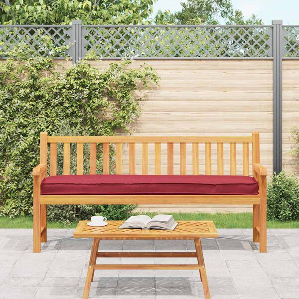 vidaXL Μαξιλάρι παλέτας Μπορντό 180 x 40 x 8 εκ. Ύφασμα Oxford