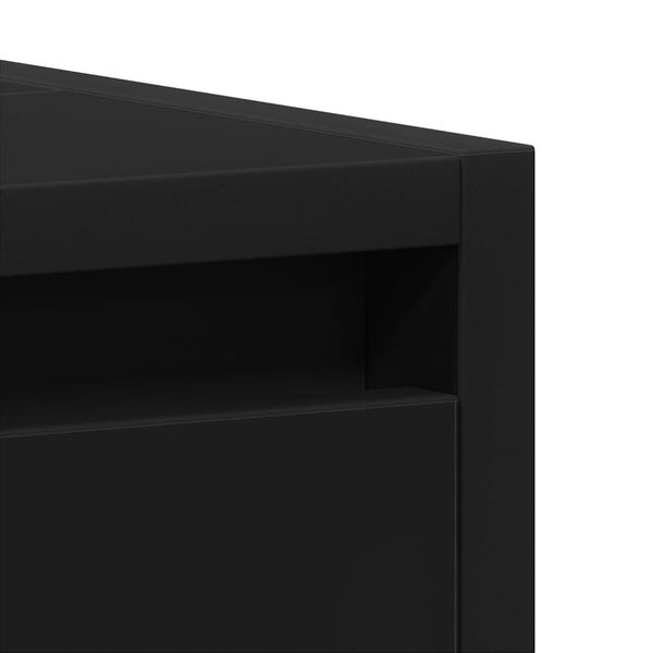 vidaXL Ντουλάπι Νιπτήρα Μαύρο 60 x 33 x 61 εκ. από Επεξ. Ξύλο
