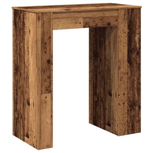 vidaXL Τραπέζι Μπαρ με Ράγες 95x47x103,5 εκ. Επεξεργ. Ξύλο