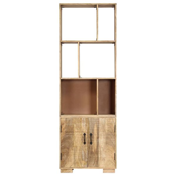 vidaXL Βιβλιοθήκη 60 x 35 x 180 εκ. από Μασίφ Ξύλο Μάνγκο