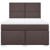 vidaXL &Kappa;&rho;&epsilon;&beta;ά&tau;&iota; Boxspring &mu;&epsilon; &Sigma;&tau;&rho;ώ&mu;&alpha; &Sigma;&kappa;&omicron;ύ&rho;&omicron; &Kappa;&alpha;&phi;έ 140x190 &epsilon;&kappa;. &Upsilon;&phi;&alpha;&sigma;&mu;ά&tau;&iota;&nu;&omicron;