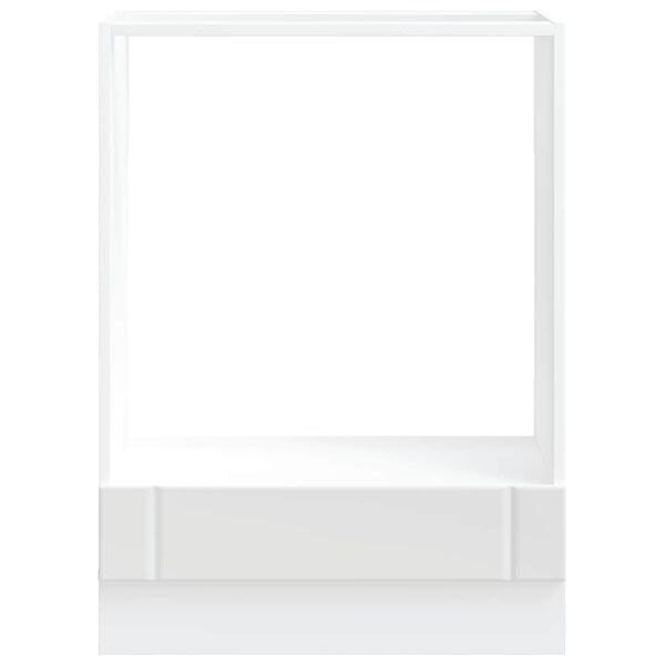 vidaXL Ντουλάπι φούρνου "Lucca" Λευκό μηχανουργικό ξύλο