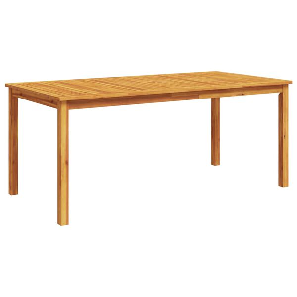 vidaXL Τραπεζαρία Κήπου 180 x 90 x 75 εκ. από Μασίφ Ξύλο Ακακίας