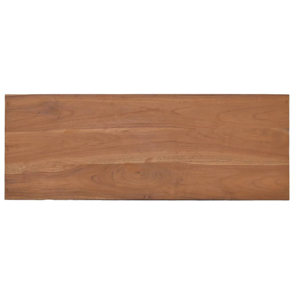 vidaXL Τραπέζι Κονσόλα 80 x 30 x 80 εκ. από Μασίφ Ξύλο Teak