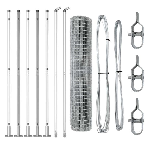 vidaXL &Tau;&epsilon;&nu;&tau;ώ&tau;&omicron; &mu;&epsilon; &sigma;&tau;ή&rho;&iota;&gamma;&mu;&alpha; &Alpha;&sigma;&eta;&mu;ί 1,4 x 10 m &Alpha;&tau;&sigma;ά&lambda;&iota;