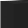 vidaXL Έπιπλο Τοίχου Τηλεόρασης με LED Μαύρο 80x35x31 εκ.