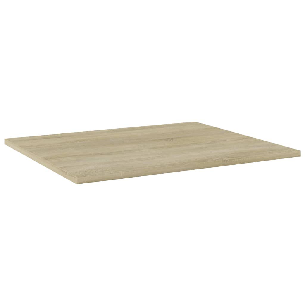 vidaXL Ράφια Βιβλιοθήκης 4 τεμ. Sonoma Δρυς 60x50x1,5 εκ. Μοριοσανίδα