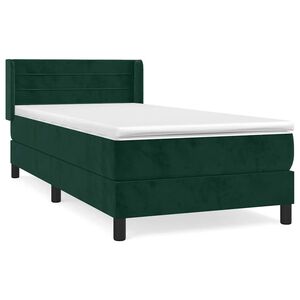 vidaXL &Kappa;&rho;&epsilon;&beta;ά&tau;&iota; Boxspring &mu;&epsilon; &Sigma;&tau;&rho;ώ&mu;&alpha; &Sigma;&kappa;&omicron;ύ&rho;&omicron; &Pi;&rho;ά&sigma;&iota;&nu;&omicron; 100x200&epsilon;&kappa;. &Beta;&epsilon;&lambda;&omicron;ύ&delta;&iota;&nu;&omicron;