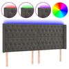 vidaXL &Kappa;&epsilon;&phi;&alpha;&lambda;ά&rho;&iota; &Kappa;&rho;&epsilon;&beta;&alpha;&tau;&iota;&omicron;ύ LED &Sigma;&kappa;&omicron;ύ&rho;&omicron; &Gamma;&kappa;&rho;&iota; 183x16x118/128&epsilon;&kappa;. &Beta;&epsilon;&lambda;&omicron;ύ&delta;&iota;&nu;&omicron;