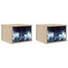 vidaXL &Tau;&omicron;ί&chi;&omicron;&upsilon; &kappa;&omicron;&mu;&omicron;&delta;ί&nu;&omicron; RAALTE 2 &tau;&mu;&chi;. Sonoma &Delta;&rho;&upsilon;&sigmaf; 36 x 33 x 25 &epsilon;&kappa;.